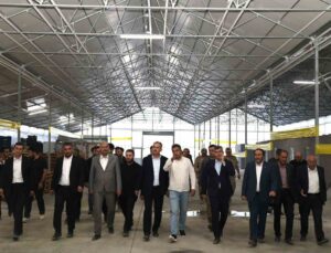 Ağrı Valisi Bozkurt, Diyadin Jeotermal Sera OSB’deki çalışmaları yerinde inceledi