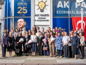 AK Parti Edirne İl Başkanlığında kadın kolları buluşması