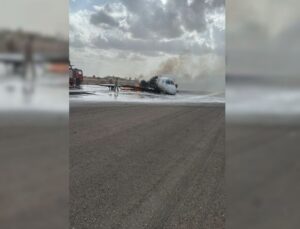 Akfen Holding’e ait özel jet Libya’da pistten çıktı: Mürettebatın sağlık durumu iyi