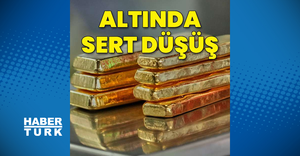 Altın fiyatlarında sert düşüş
