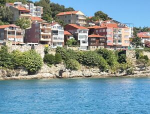 Amasra Kalesi’nin surlarındaki ağaçlar yeniden büyüdü