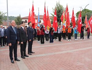 Amasya Taşova’da 19 Eylül Gaziler Günü töreninde Jandarma Astsubay Onur Bulut konuştu