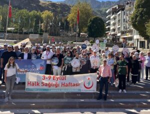 Amasya’da halk sağlığı yürüyüşü yapıldı