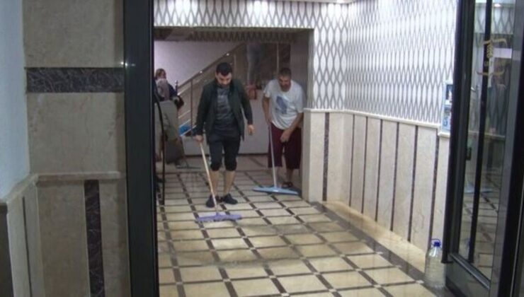 Ankara’da sağanak su baskınlarına neden oldu