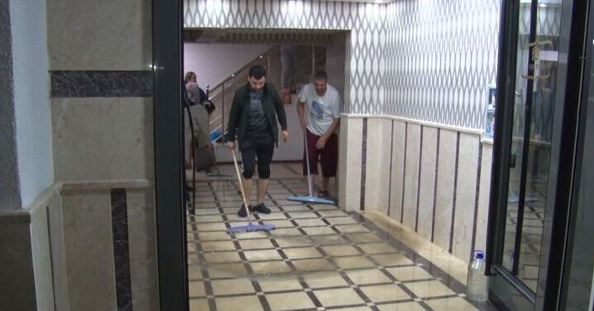 Ankara’da sağanak su baskınlarına neden oldu