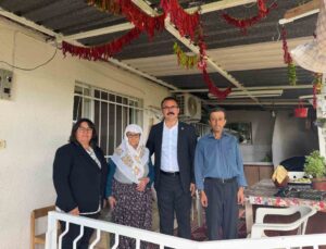Aydın Sultanhisar’da Kaymakam Ateş hane ziyaretleriyle ailelerin taleplerini dinliyor
