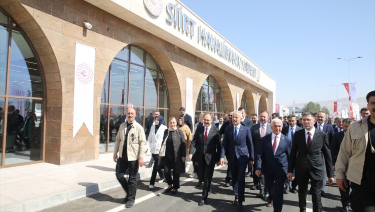 Bakan Uraloğlu, Siirt Havalimanı Yeni Terminal Binası açılış töreninde konuştu: