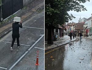 Bartın’ı fırtına vurdu! Ağaçlar devrildi, elektrikler kesildi