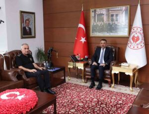 Batman’dan Zonguldak’a atanan Emniyet Müdürü İbrahim Kaba, Vali’yi ziyaret etti