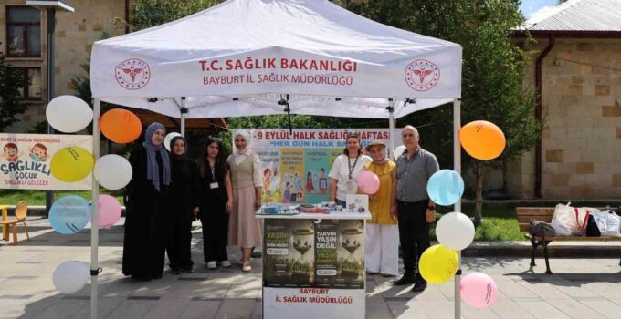Bayburt’ta Halk Sağlığı Haftası etkinlikleri
