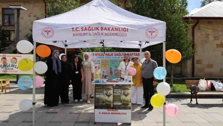Bayburt’ta Halk Sağlığı Haftası etkinlikleri