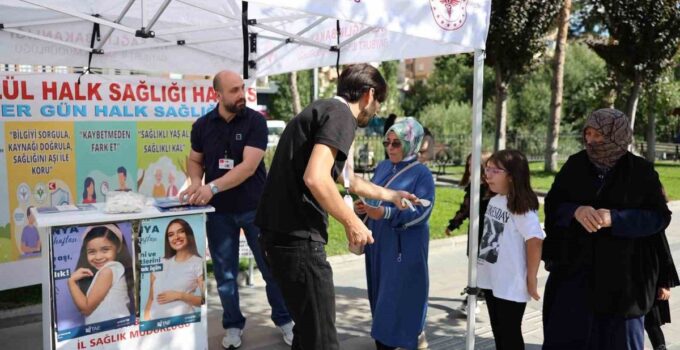 Bayburt’ta vatandaşlara aşı ve koruyucu sağlık hizmetleri anlatıldı