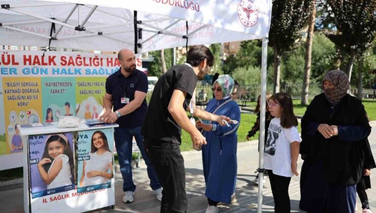 Bayburt’ta vatandaşlara aşı ve koruyucu sağlık hizmetleri anlatıldı
