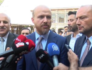 Bilal Erdoğan: Herkesin elini, taşın altına koyması lazım