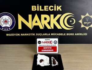 Bilecik’te üzerinde uyuşturucu bulunan 3 zanlı yakalandı