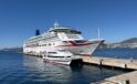 Bodrum’a ilk kez gelen Bermuda bayraklı Aurora kruvaziyeri 1814 turist getirdi