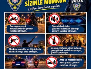Bozdoğan Kaymakamlığı ve Emniyet, trafik ve çevre uyarısı yaptı, kask çağrısı yaptı