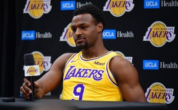 Bronny James, babasının Lakers’tan ayrılmasını değerlendirdi