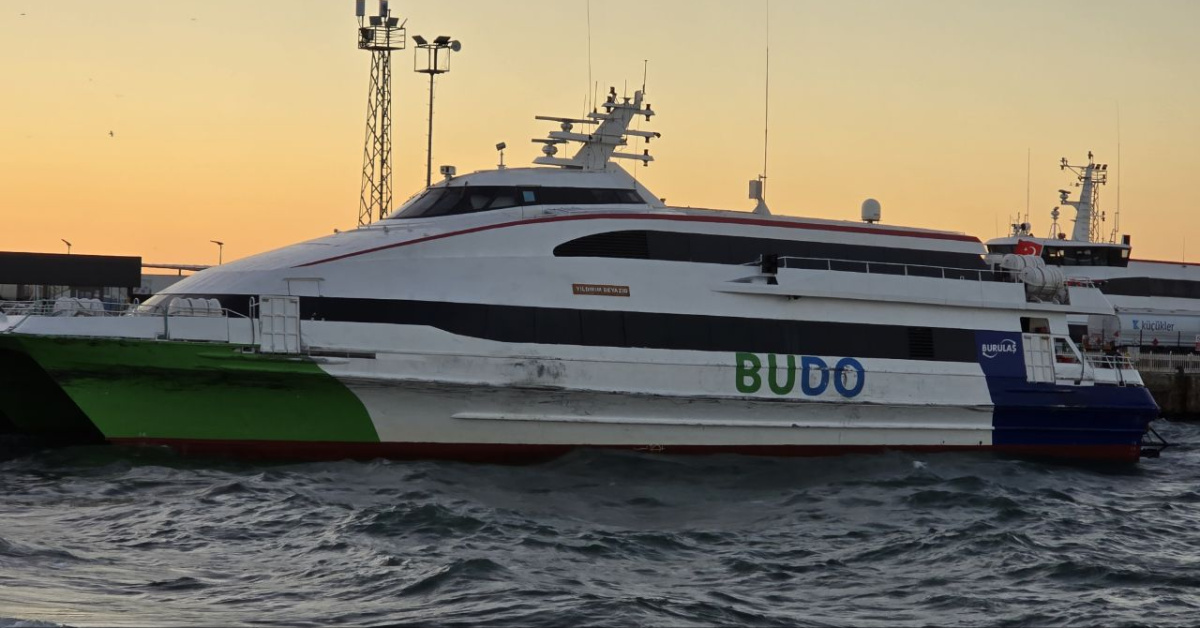 Bursa-İstanbul deniz otobüsü seferleri hava koşulları nedeniyle durduruldu