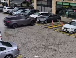 Çekmeköy’de iddiaya göre cip, çarptığı otomobille kafeye girdi; yaralanan olmadı