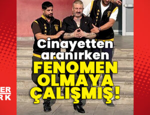 Cinayetten aranırken fenomen olmaya çalışmış!