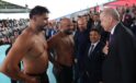 Cumhurbaşkanı Erdoğan, Yağlı Güreş Cumhurbaşkanlığı Kupası final mücadelelerini izledi