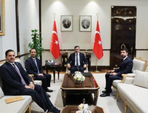 Cumhurbaşkanı Yardımcısı Yılmaz, Kuveyt’in Ankara Büyükelçisi Al-Shabo’yu kabul etti