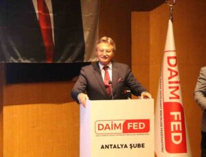 DAİMFED Antalya Şubesi açıldı, Tüzmen yapı stokundaki ciddi sıkıntıya dikkat çekti