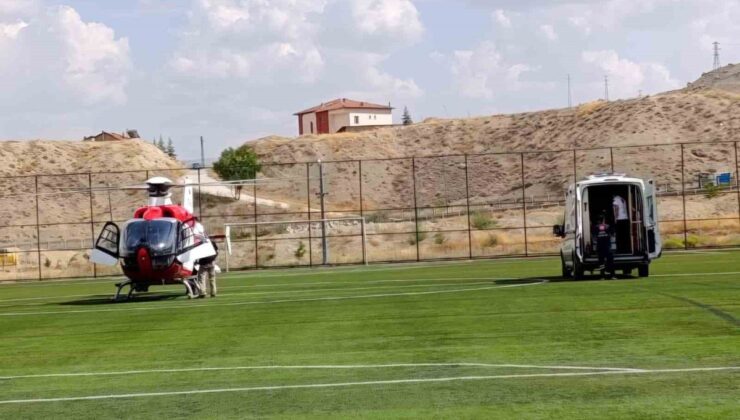 Darende’de Kalp Krizi Geçiren 84 Yaşındaki Kadın Hava Ambulansıyla Malatya’ya Sevk Edildi