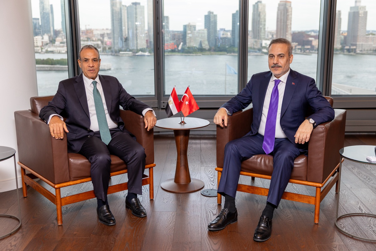 Dışişleri Bakanı Fidan, Mısırlı mevkidaşıyla New York’taki Türkevi’nde görüştü