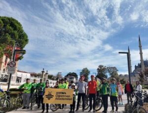 Edirne’de “Öğretmenler Sağlık İçin Pedal Çeviriyor” etkinliği