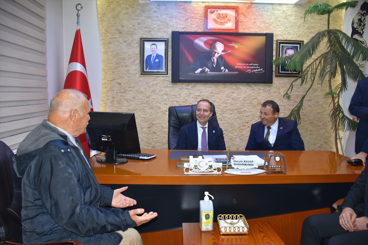 Erbakan, Afyonkarahisar’da partisinin yaklaşık 60 yıllık geçmişi olduğunu söyledi