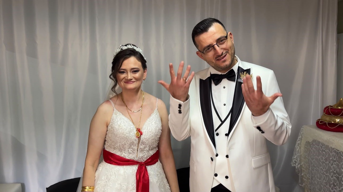İşitme-konuşma engelli çift, Kırklareli Babaeski’de sosyal medyada tanışıp evlendi