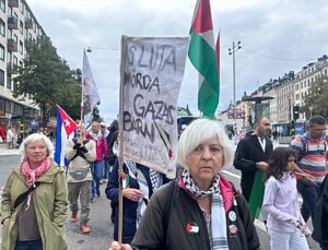 İsveç’te İsrail’in Gazze ve Lübnan’a saldırıları protesto edildi