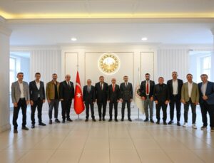 Kırklareli Valisi Turan, TFFHGD heyetini kabul etti, hakemliği övdü
