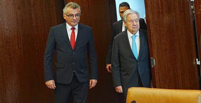 KKTC Cumhurbaşkanı Erhürman, BM Genel Kurulu kapsamında Guterres ile bir araya geldi