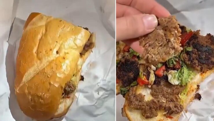 Köfte ekmek sipariş etti, içinden çıkanlara inanamadı
