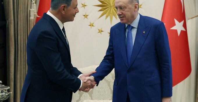 Külliye’deki kabul sonrası Cemil Tugay’dan ilk açıklama: Projelerimiz hakkında bilgi arz ettik