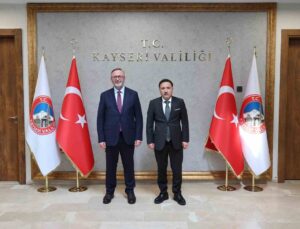 Kültür ve Turizm Bakan Yardımcısı Yılmaz, Kayseri Valisi Çiçek’i ziyaret etti