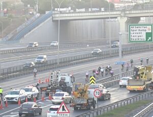 L’Étape Türkiye bisiklet yarışı FSM Köprüsü’nün Ankara istikametini trafiğe kapattı