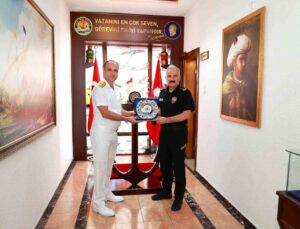 Mersin İl Emniyet Müdürü Aktaş, kamu ve güvenlik bürokrasisiyle görüştü