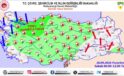 Meteoroloji Genel Müdürlüğü kuvvetli yağış ve 40-60 km rüzgar için uyardı