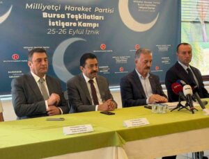 MHP Bursa teşkilatları İznik’teki kampta fon vurgunu iddialarını değerlendirdi