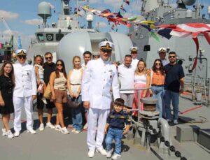 MSB, TCG Karataş personelinin Gazimağusa’da ailelerini ağırladığını duyurdu