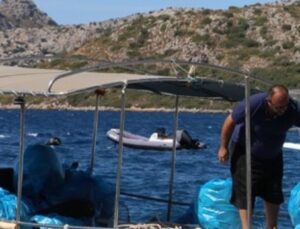 Muğla Büyükşehir’den Marmaris’te plastik atık temizliği: Bir ton atık toplandı