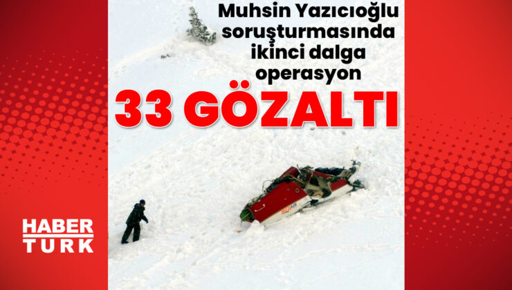 Muhsin Yazıcıoğlu soruşturmasında 2. dalga operasyon: 33 gözaltı
