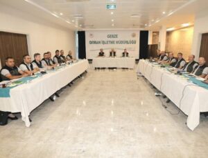 Sinop Orman Bölge Müdürlüğü 2027 damga planlamalarını Gerze’de değerlendirdi