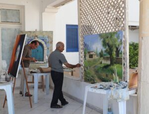 Türk ressamlar sanatlarıyla Türkiye’yi Tunus’a taşıdı