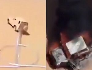 Yemen ordusu, silah ve füze taşıyan Husilere ait onlarca tırı hedef aldı
