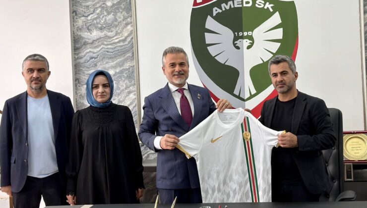 Yeniden Refah Partisi heyeti, Amedspor Başkanı Eren’i ziyaret etti